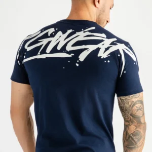 T-shirt Inscription Navy