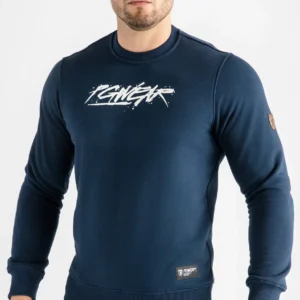 Sweatshirt Lettering Navy